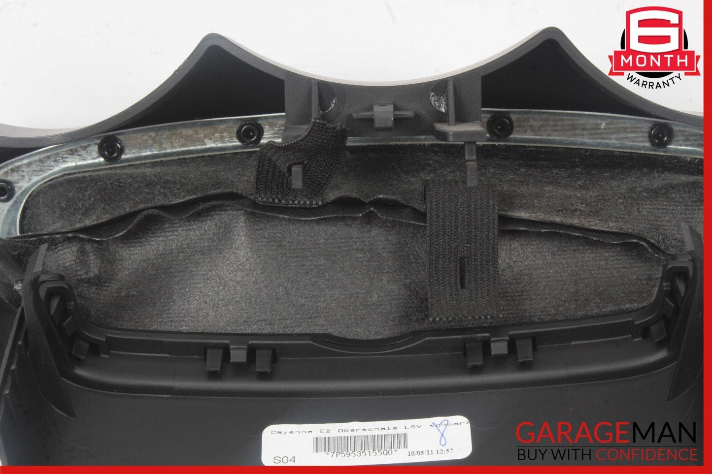 11-18 Porsche Cayenne 958 E-Hybrid Steering Column Cover Trim Black OEM