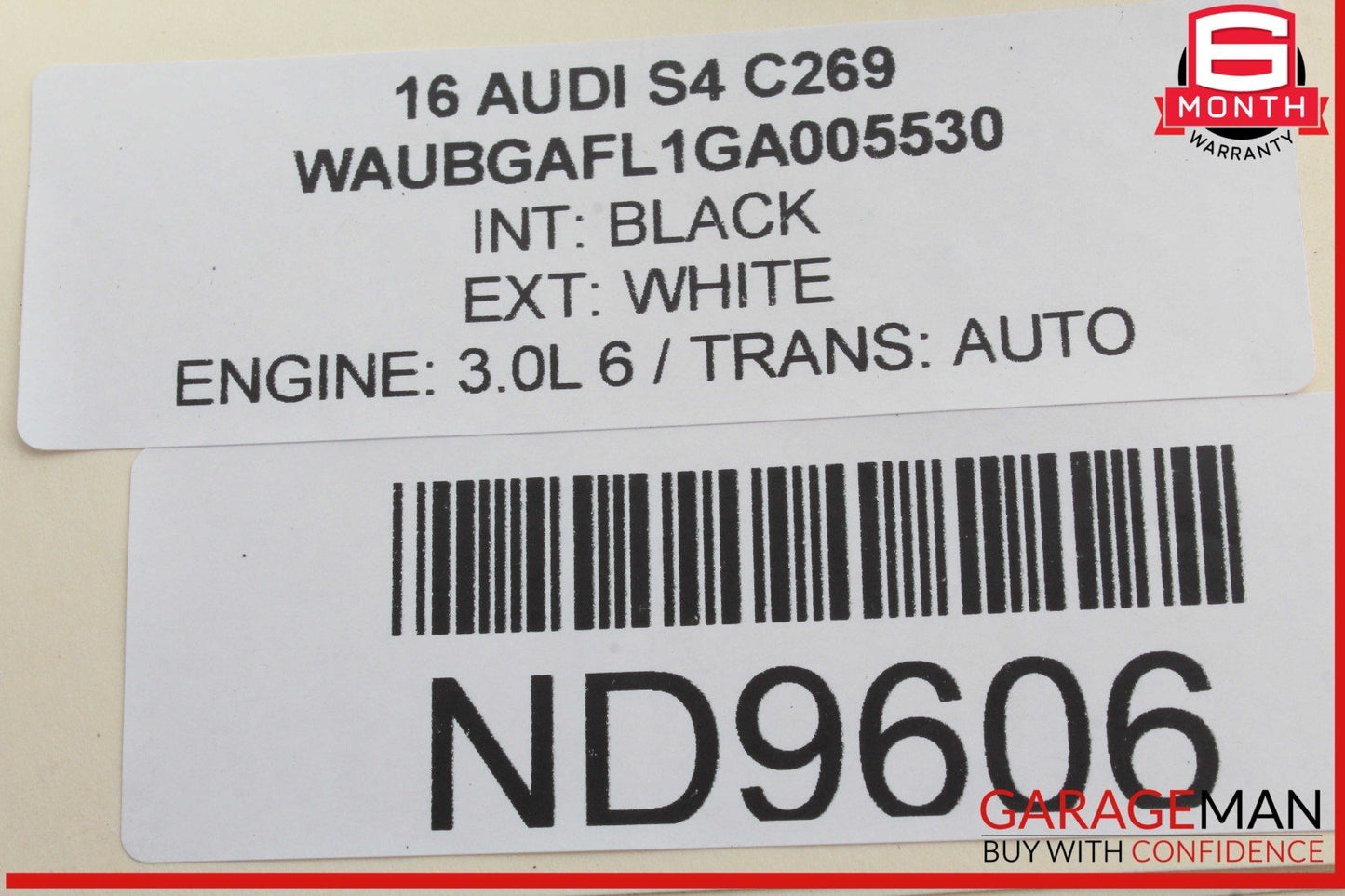 09-17 Audi S4 Q5 A4 Rear Trunk Release Handle w/ Back Up View Camera OEM