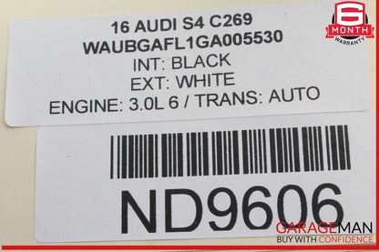 09-17 Audi S4 Q5 A4 Rear Trunk Release Handle w/ Back Up View Camera OEM