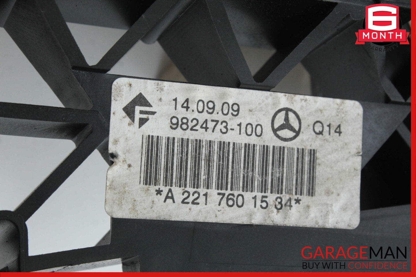 07-13 Mercedes W221 S550 Rear Left Driver Side Exterior Door Handle Black OEM