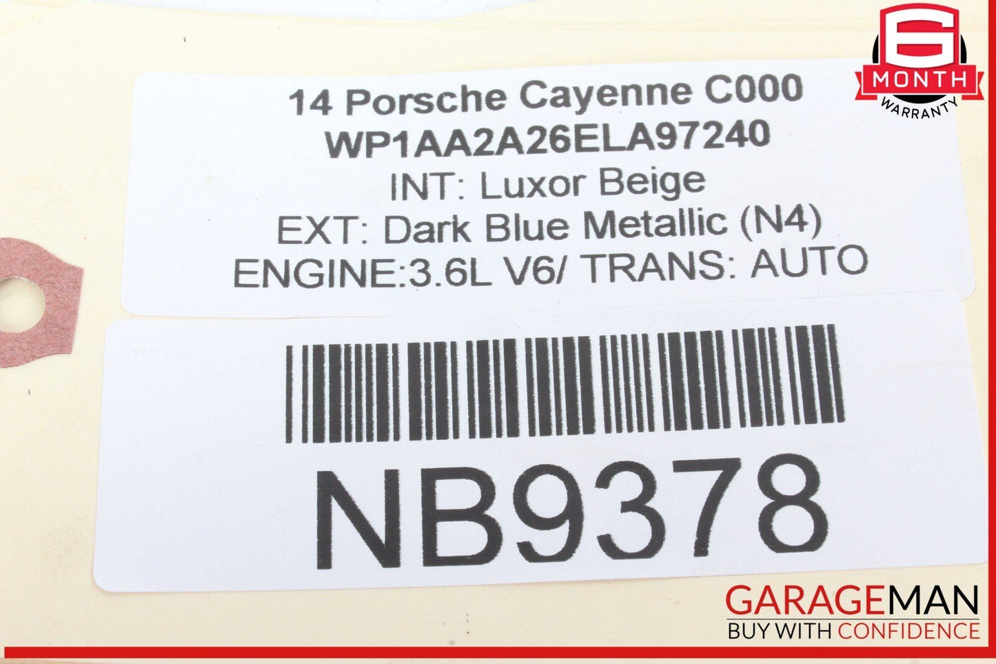 11-18 Porsche Cayenne 958 Rear Left Driver Side Lower Control Arm OEM