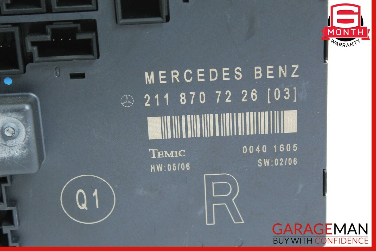 03-09 Mercedes W211 E350 E550 Front Right Passenger Door Controller Module OEM
