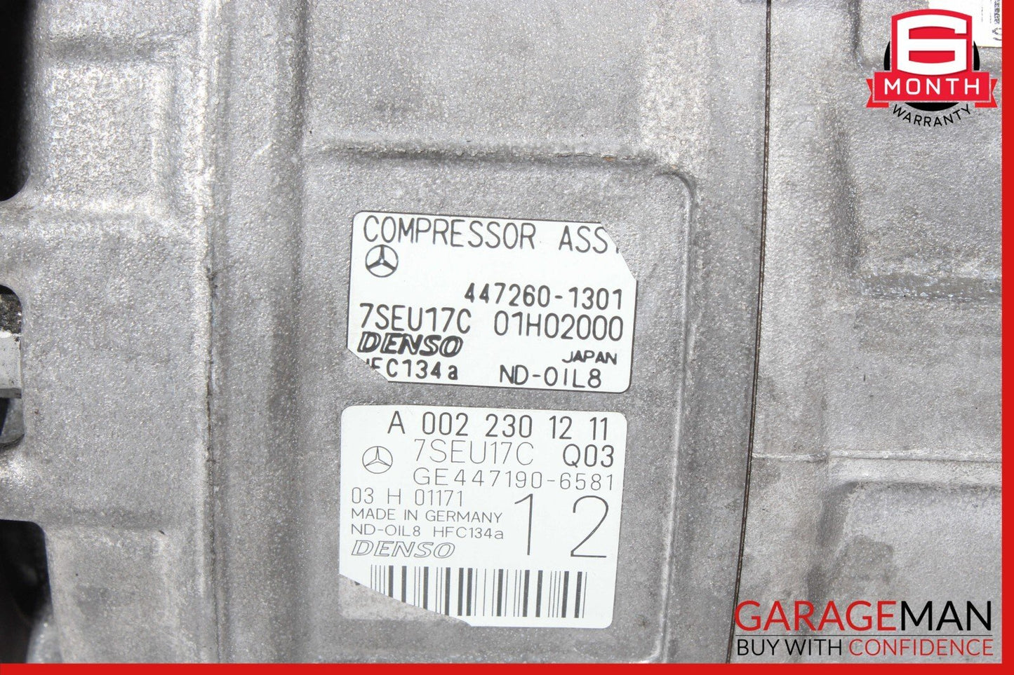 07-11 Mercedes W221 S550 CL550 A/C AC Heater Conditioning Compressor Pump OEM