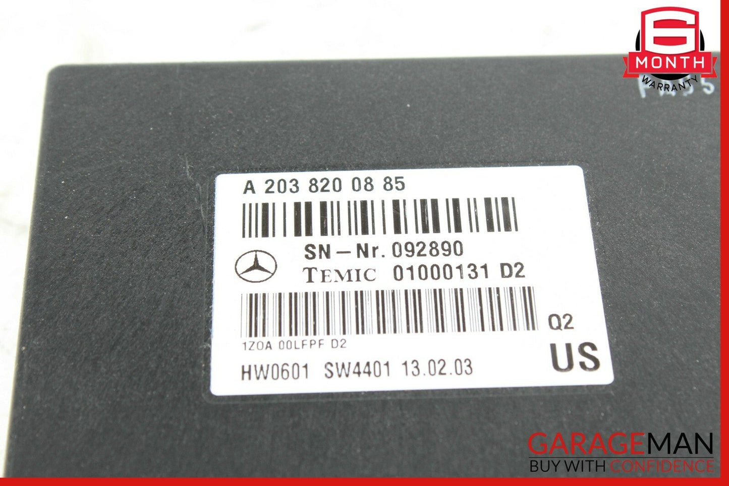 03-06 Mercedes W220 S430 E350 Communication Voice Control Module 2038200885 OEM