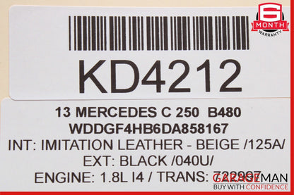 08-18 Mercedes R172 SLK250 C350 Front Left Side Door Control Module Unit OEM