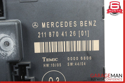 03-09 Mercedes W211 E350 E500 E550 Rear Right Side Door Control Module Unit