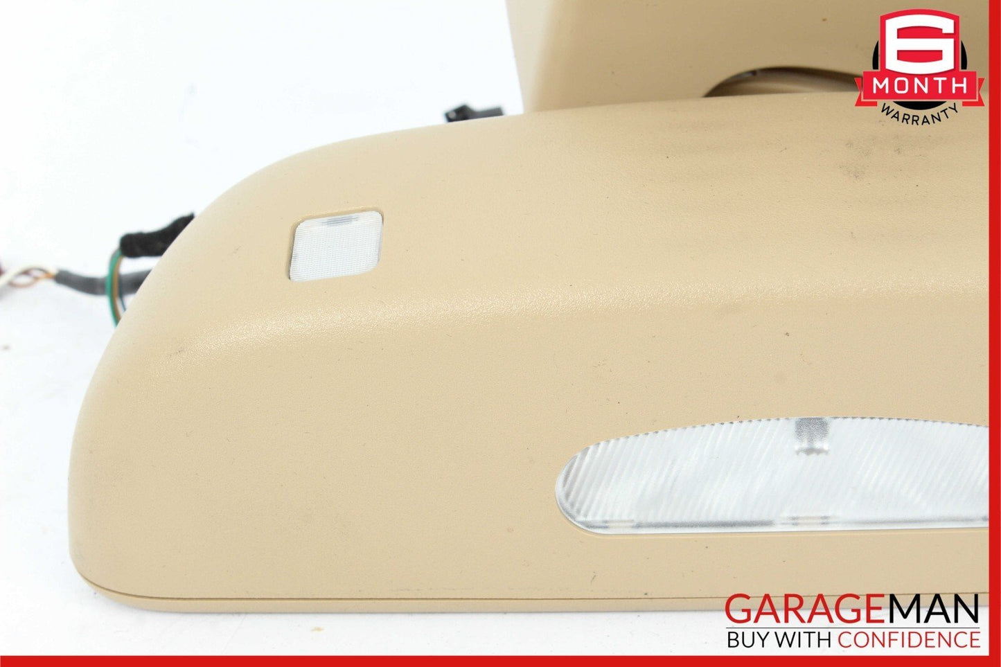 07-09 Mercedes W221 S550 S600 S63 AMG Interior Top Rear View Mirror Brown OEM