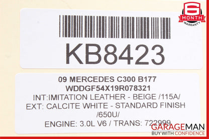 08-18 Mercedes W204 C300 C250 E400 Front Right Side Door Control Module OEM