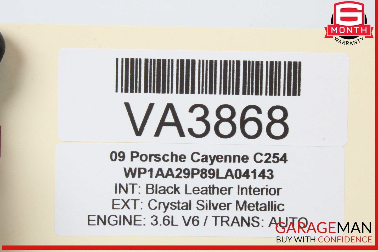 03-10 Porsche Cayenne 955 957 Front Left Side Dash AC A/C Air Vent Grille Trim
