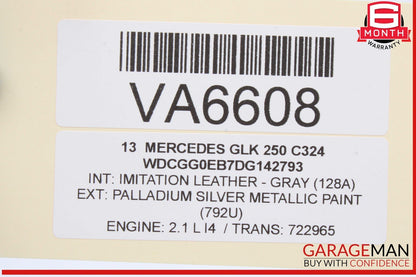 08-16 Mercedes X204 GLK250 GLK350 Front Left Door Window Regulator Motor OEM
