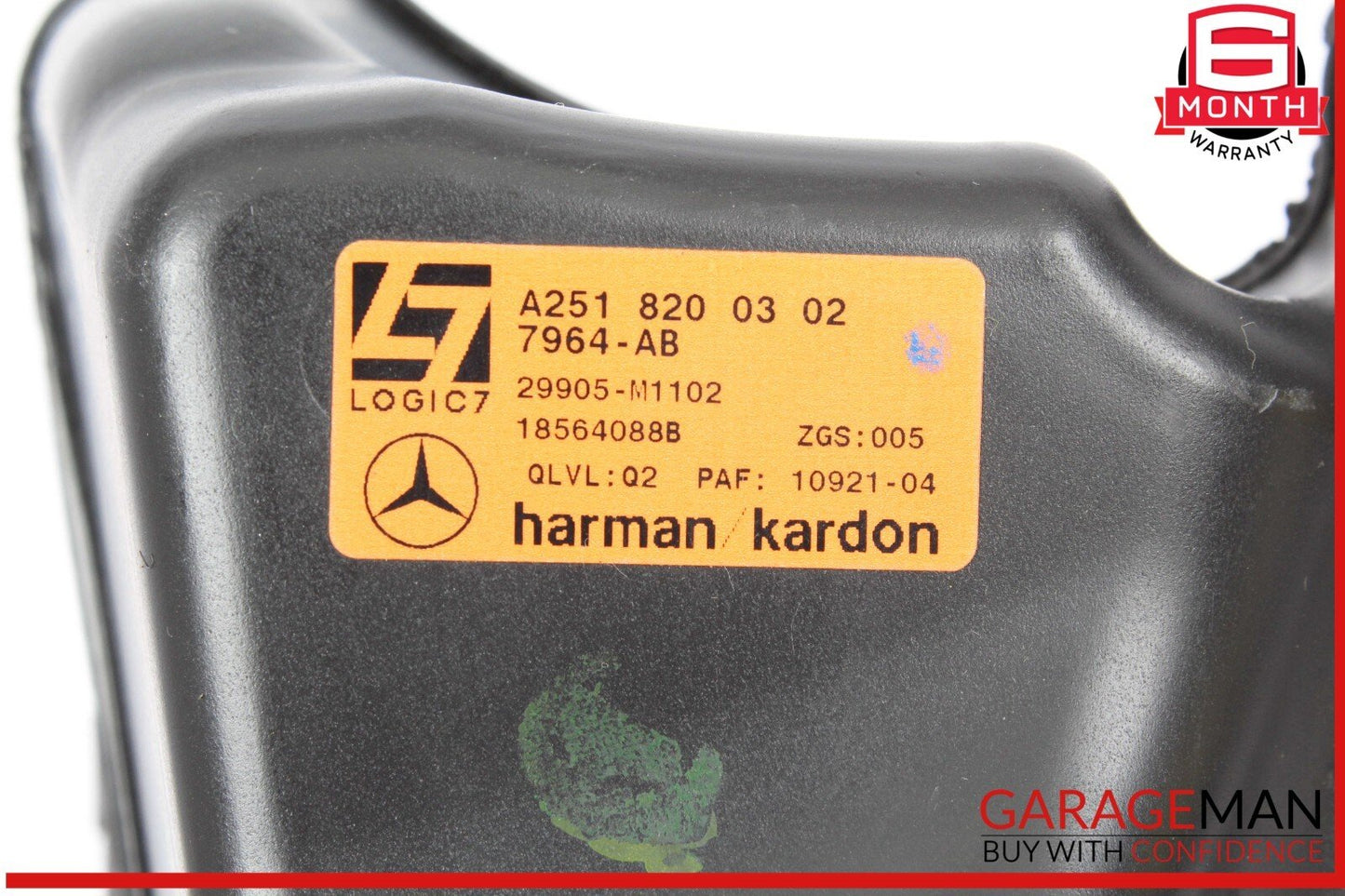 06-13 Mercedes W251 R500 4MATIC Rear Left Driver Side Quarter Sound Speaker