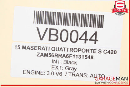 14-17 Maserati Quattroporte S Rear Right Passenger Side Door Control Module Unit