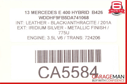 10-18 Mercedes W212 E350 E400 CLS550 Rear SAM Fuse Box Relay Control Module OEM