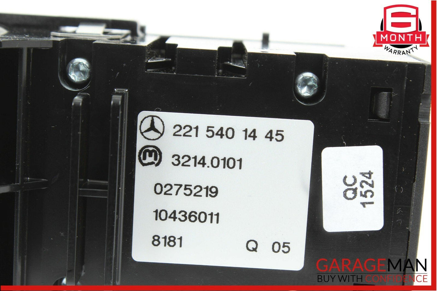 07-14 Mercedes W221 S550 CL550 Electronic Parking Button Switch Control Module