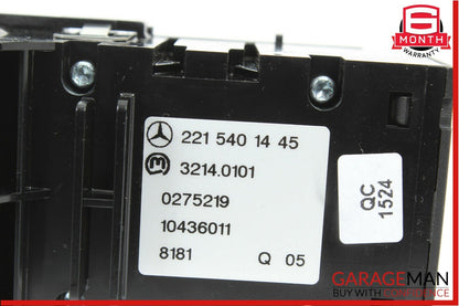 07-14 Mercedes W221 S550 CL550 Electronic Parking Button Switch Control Module