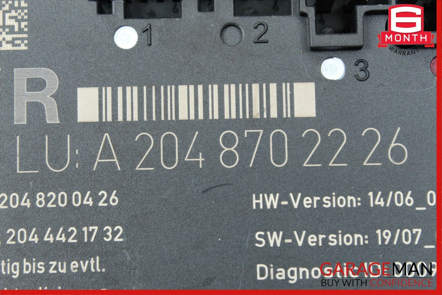 08-18 Mercedes W204 C300 E400 Front Right Side Door Control Module OEM