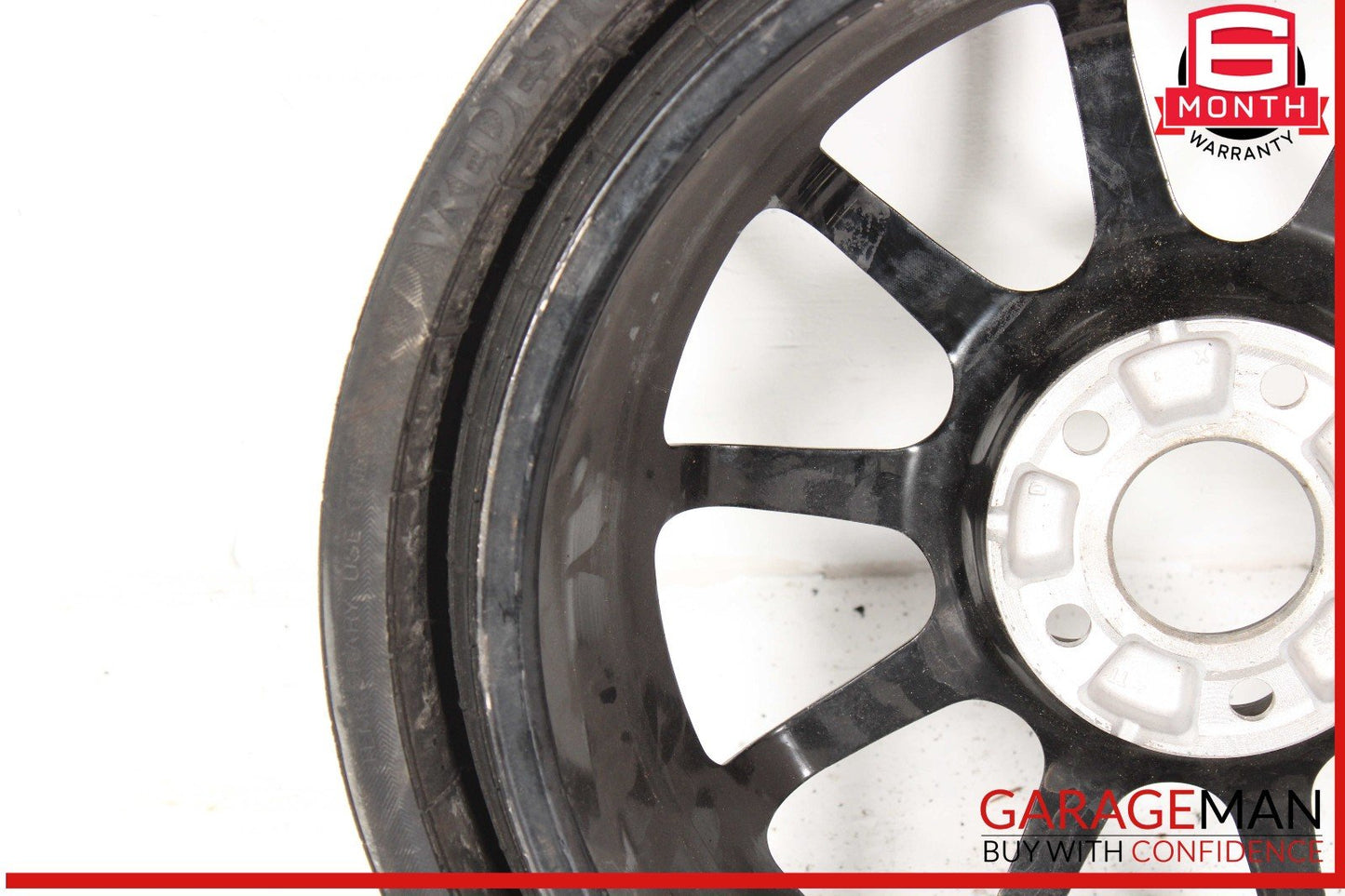 03-12 Mercedes R230 SL500 Emergency Spare Tire Wheel Donut Rim 17" R17