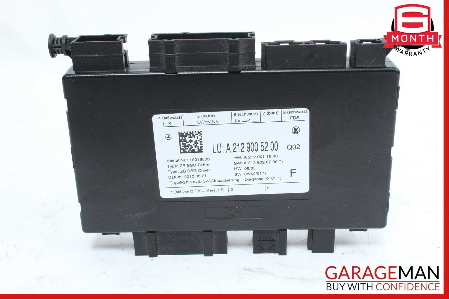 08-18 Mercedes W204 C300 SLK250 Front Left Driver Side Seat Control Module OEM