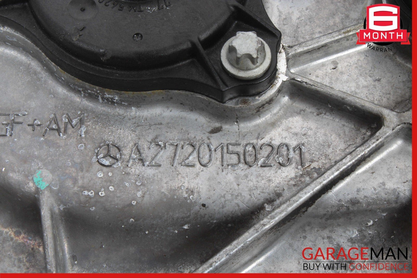 05-13 Mercedes W204 C300 E550 Front Left Side Engine Timing Chain Cover Plate OEM