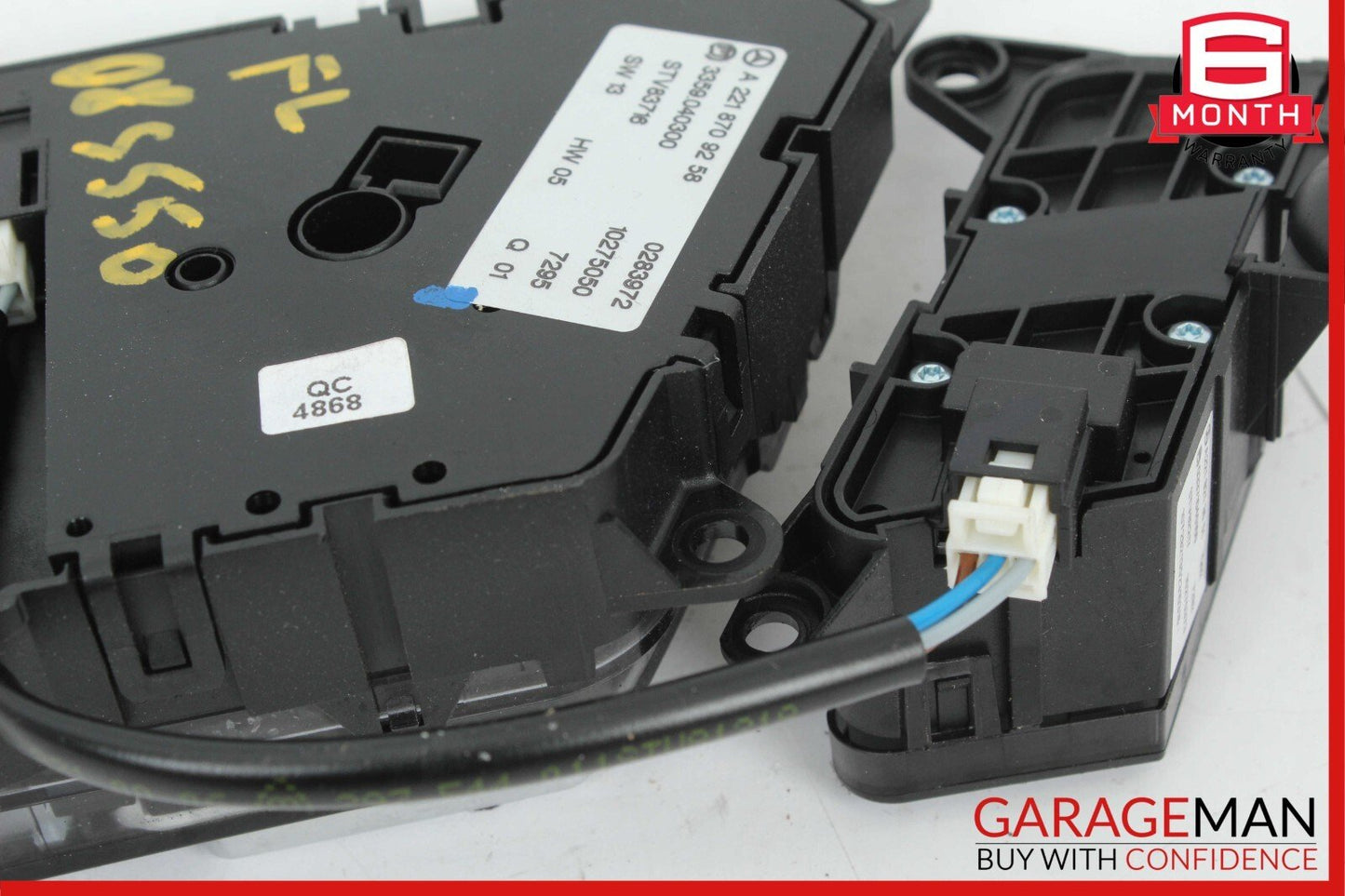 07-14 Mercedes W221 S550 Front Left Side Seat Control Switch Set of 2 Pc OEM