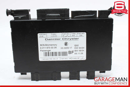 03-12 Mercedes X164 GL450 GL550 R500 Front Right Side Seat Control Module OEM