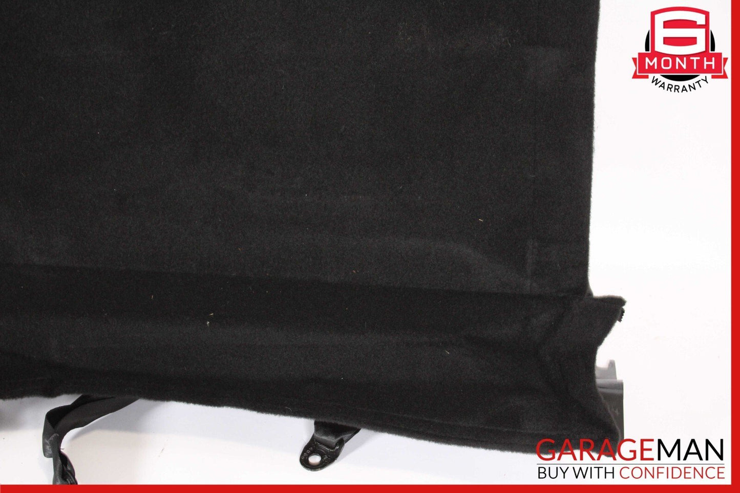 14-17 Maserati Ghibli M157 Rear Left Top Upper Seat Cushion Cover Assy Black