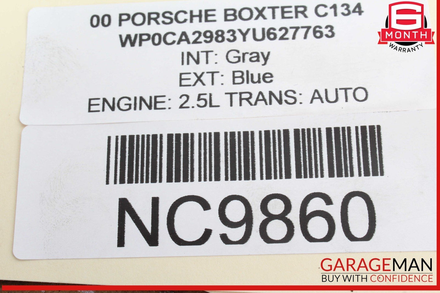 97-04 Porsche Boxster 986 Carrera 911 996 Engine Starter Motor 99660410300 OEM