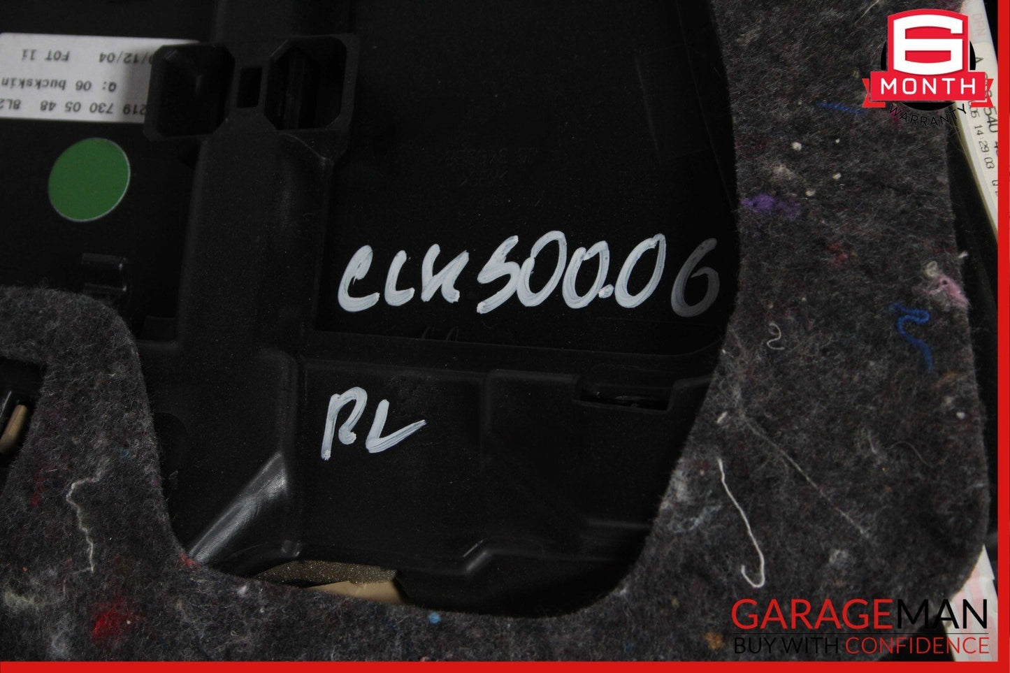 06-11 Mercedes W219 CLS500 CLS550 Rear Left Interior Door Panel Cover Brown