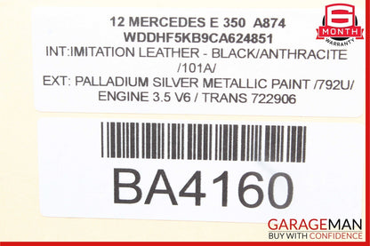 10-13 Mercedes W212 E350 Front Left Driver Side Door Lock Latch Actuator OEM