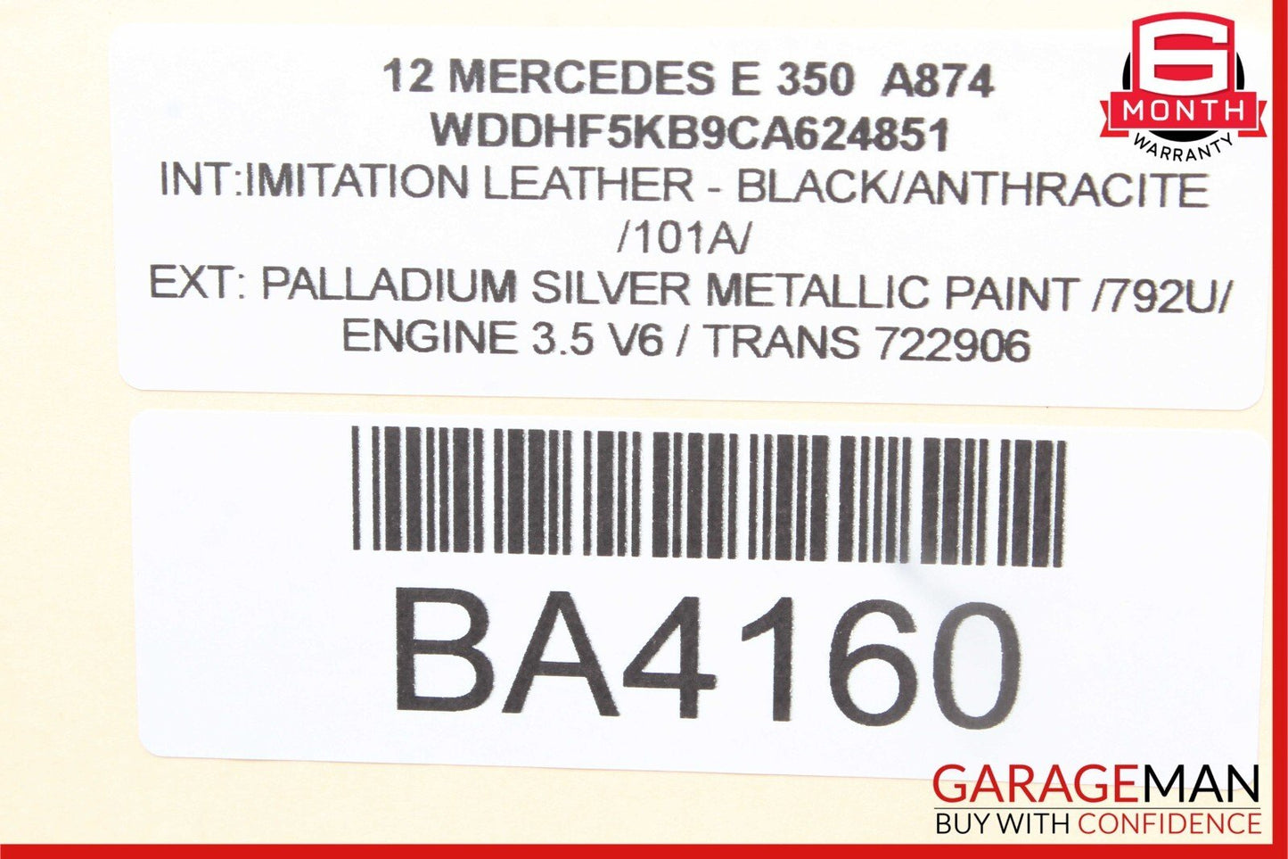 10-13 Mercedes W212 E350 Front Left Driver Side Door Lock Latch Actuator OEM