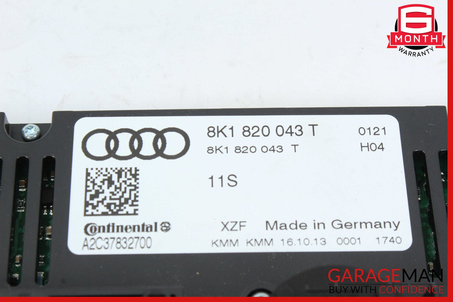 13-17 Audi Q5 Front A/C AC Climate Control Switch Panel Assembly OEM