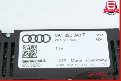 13-17 Audi Q5 Front A/C AC Climate Control Switch Panel Assembly OEM