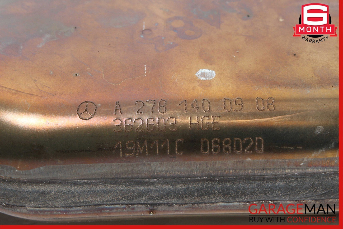 12-18 Mercedes W212 E550 CLS550 4.6L Left Exhaust Pipe Adapter 2781400908 OEM