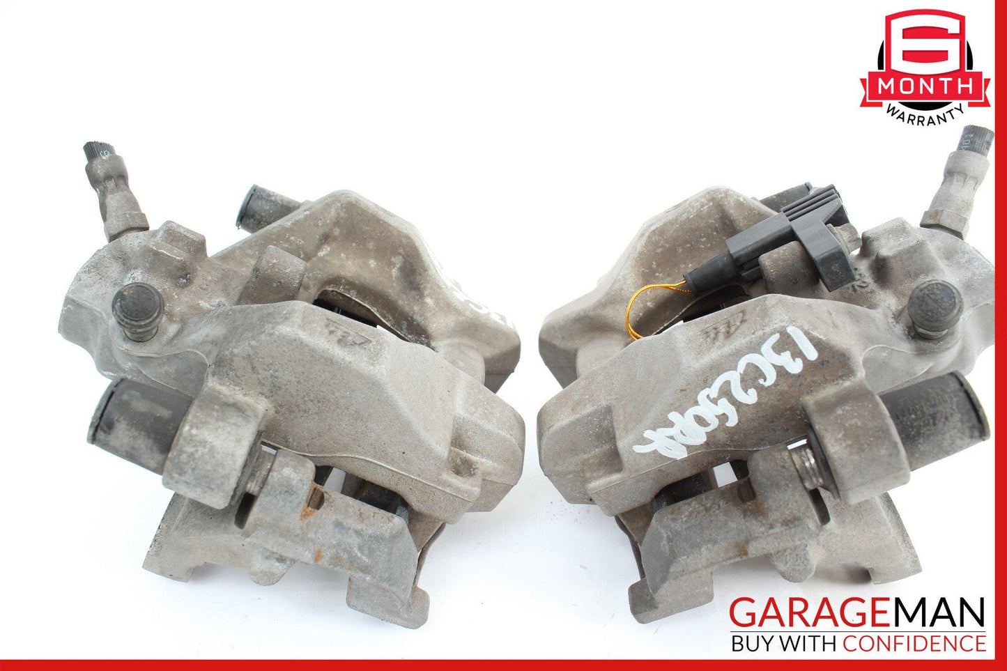 08-14 Mercedes W204 C300 C350 Rear Right And Left Brake Caliper Calipers Set OEM