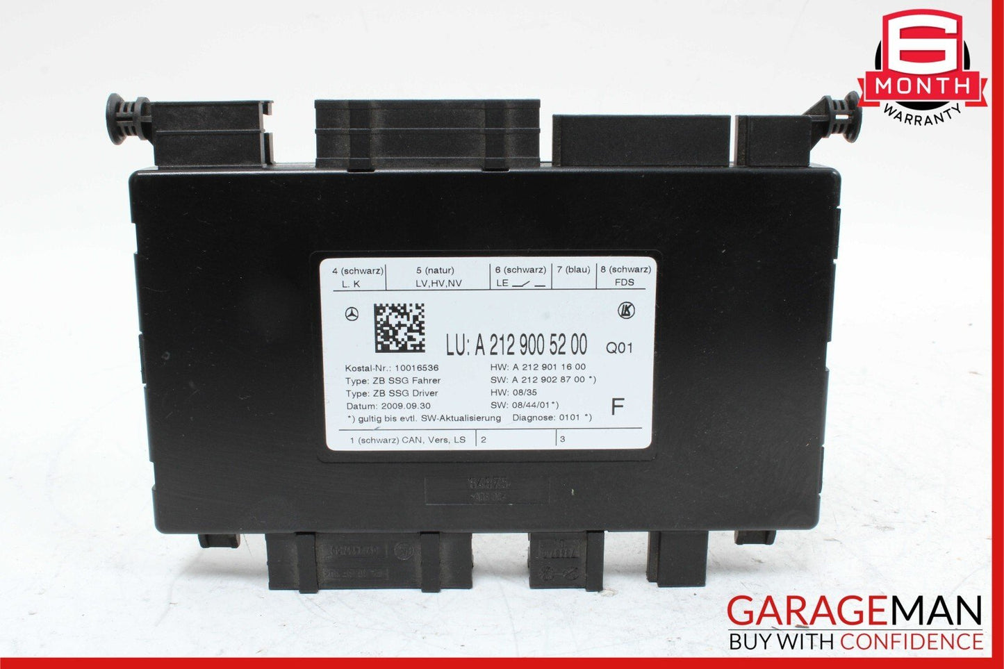 08-18 Mercedes W212 E350 SLK250 Seat Control Module Front Left Driver Side OEM