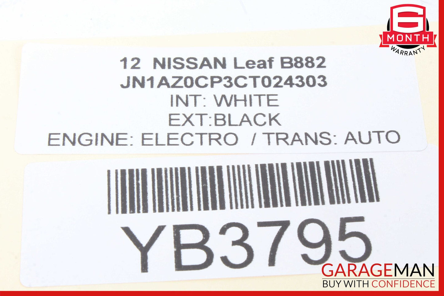 11-12 Nissan Leaf Rear Left Door Lock Latch Actuator OEM