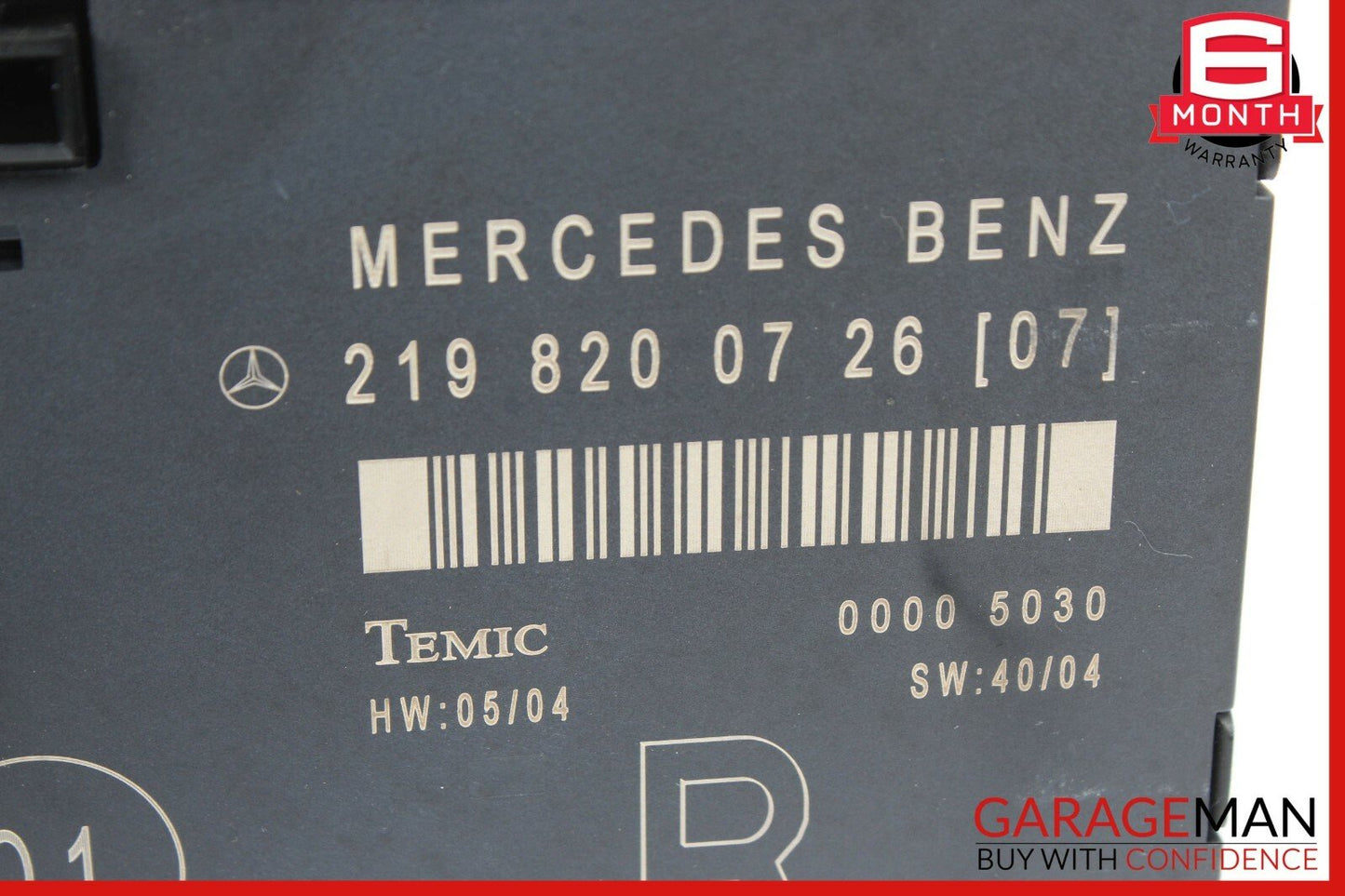 06-11 Mercedes W219 CLS500 CLS63 AMG Front Right Side Door Control Module OEM