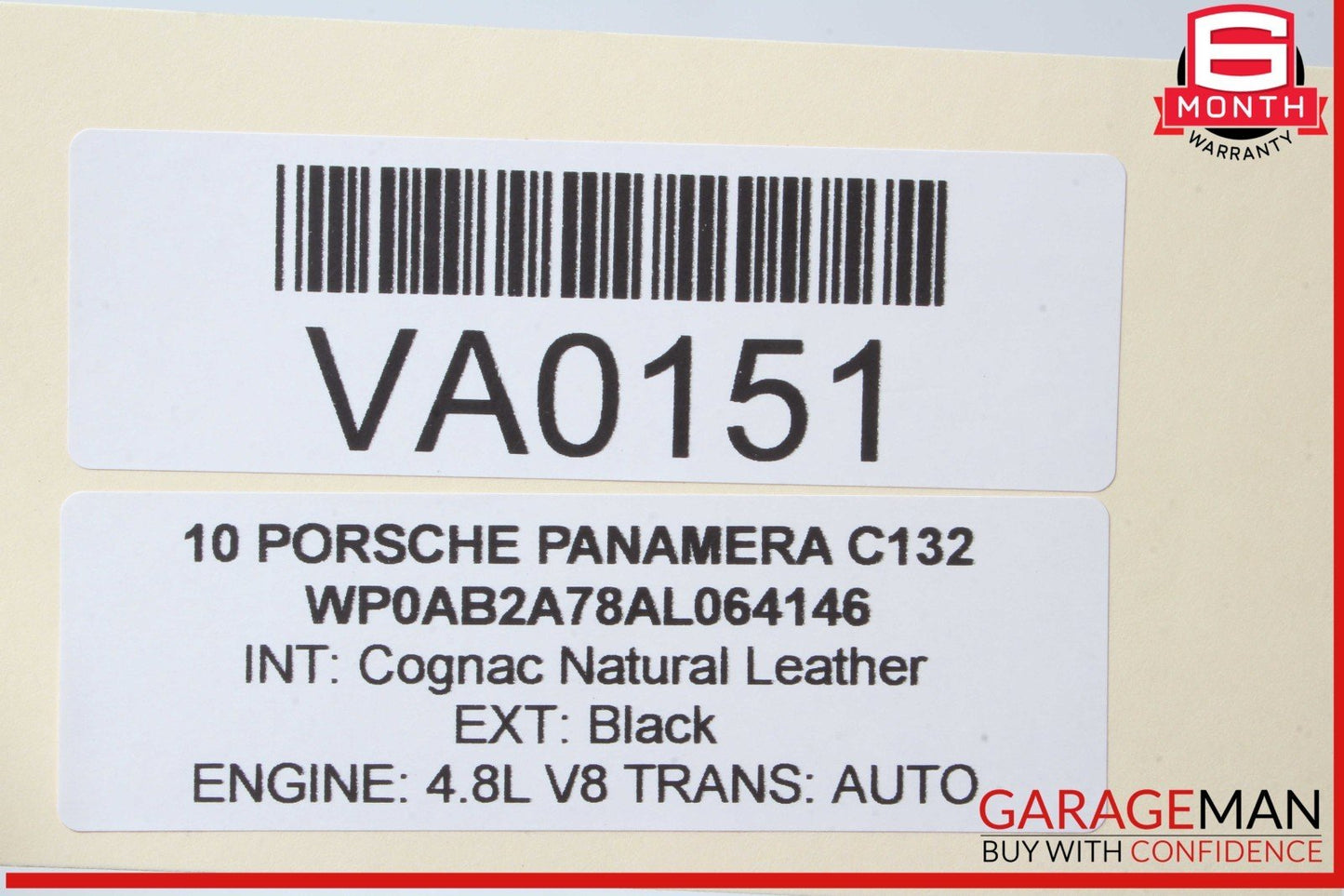 10-18 Porsche Panamera 970 Cayenne 958 Start Ignition Switch Module w/ Key OEM