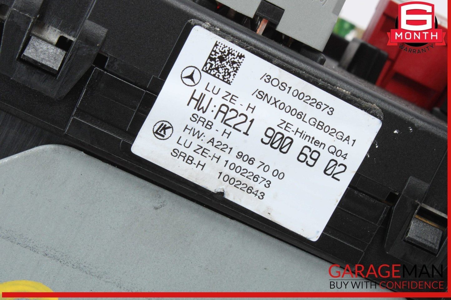 10-14 Mercedes W221 S550 Rear Sam Fuse Box Relay Module 2219006902 OEM