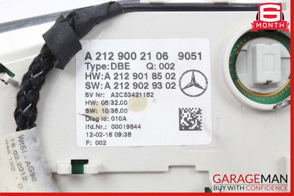 08-14 Mercedes W212 E350 C300 Overhead Dome Light Lamp Reading Map Black OEM