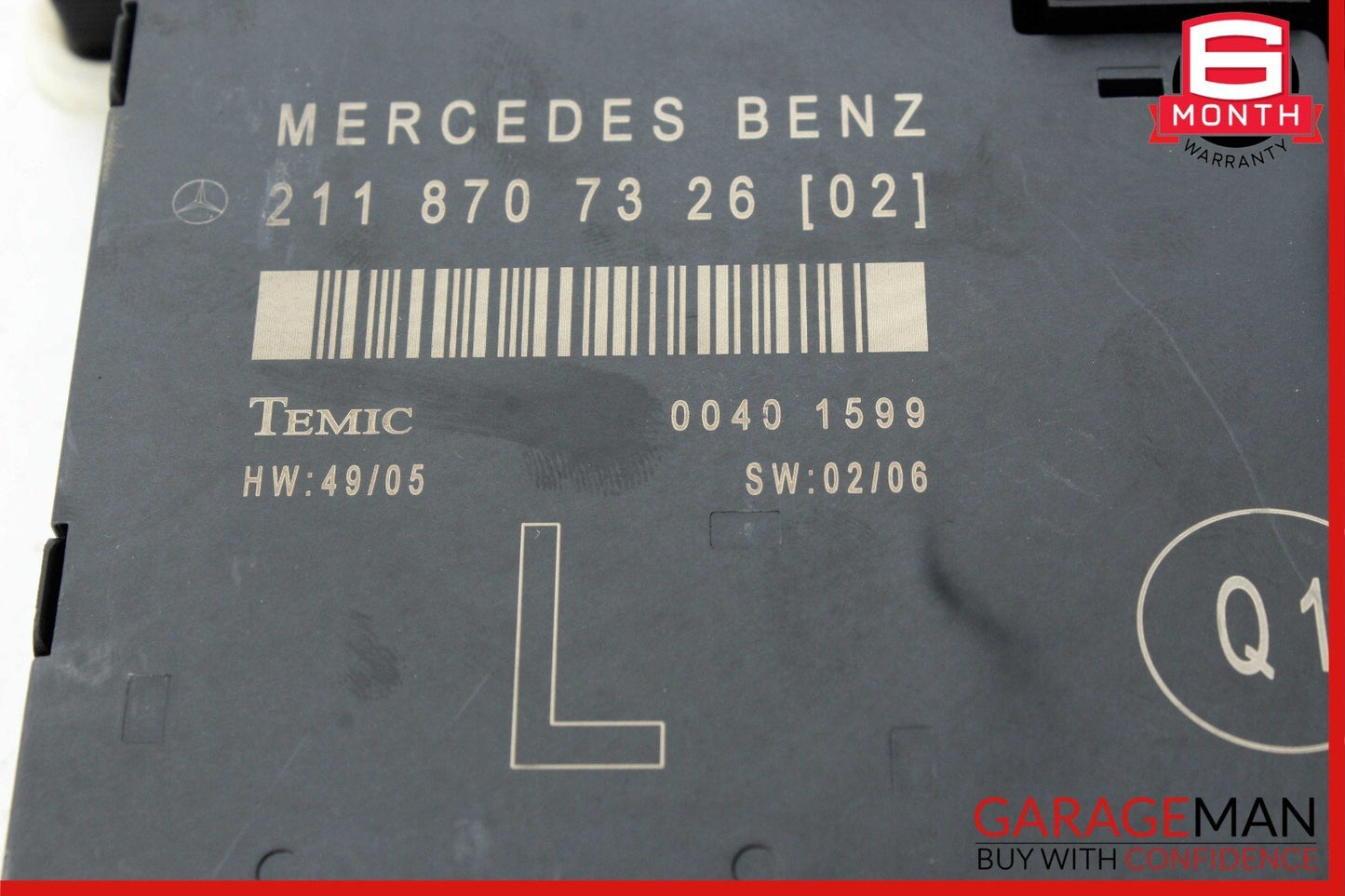 03-09 Mercedes W211 E350 E500 E63 AMG Front Left Side Door Control Module Unit