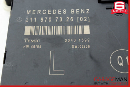 03-09 Mercedes W211 E350 E500 E63 AMG Front Left Side Door Control Module Unit
