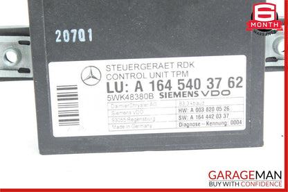 06-09 Mercedes W219 CLS550 Tire Pressure Control Module 1645403762 OEM