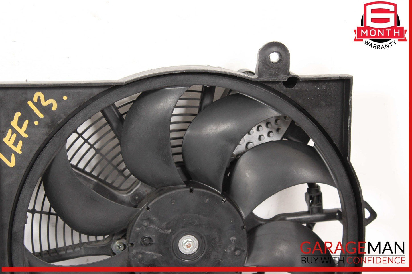 13-17 Nissan Leaf Engine Radiator Cooling Fan Motor Shroud Assy OEM