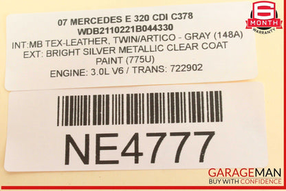 03-09 Mercedes W211 E320 CDI Front Right Passenger Side Door Control Module OEM