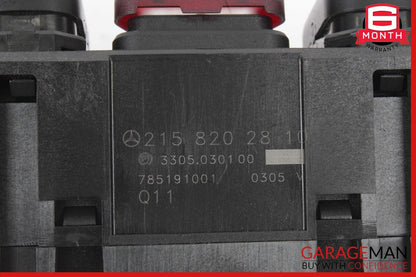00-02 Mercedes W215 CL600 CL55 AMG Center Dash Hazard Light Switch Control Panel