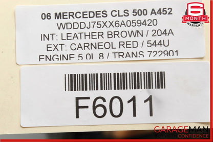 06-11 Mercedes W219 CLS550 CLS350 Trunk Lid Lock Remote Release Control Module