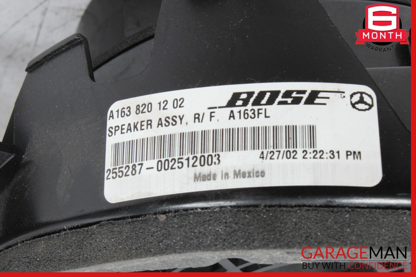 02-05 Mercedes W163 ML320 ML500 Front Right & Left Bose Sound Speaker Set OEM