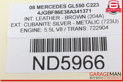 06-13 Mercedes X164 GL550 GL450 Front Right Side Door Lock Latch Actuator OEM