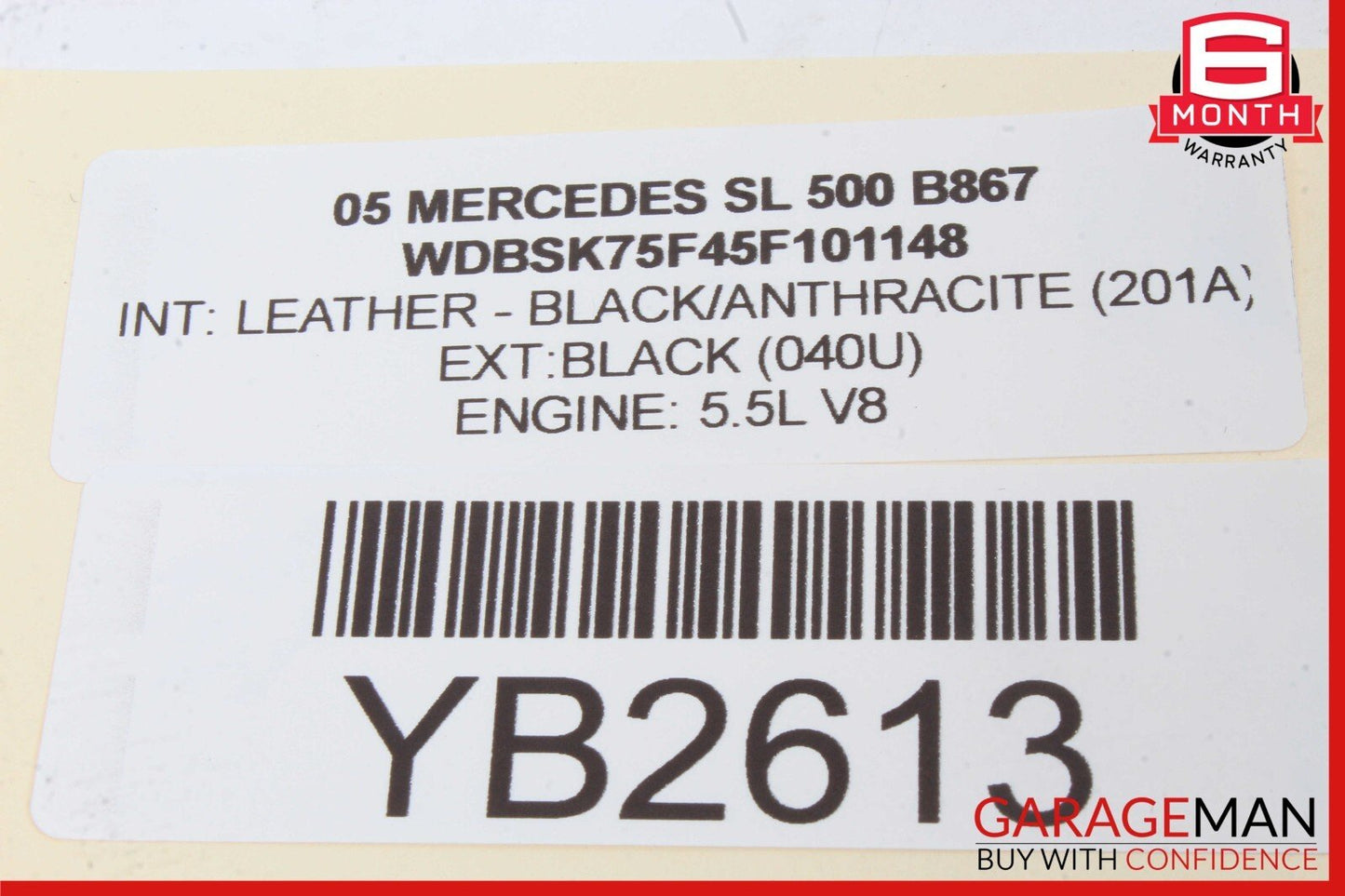 03-12 Mercedes R230 SL500 SL55 AMG Front Right Side Door Lock Latch Actuator OEM